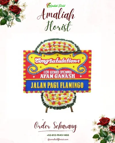 Bunga Papan Congratulation di Karang Maritim